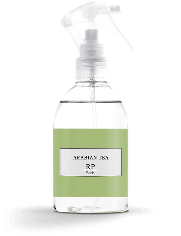 Arabian Tea RP Paris Parfum d ambiance raffiné et épicé spray désodorisant aux notes de thé vert et d épices orientales The Secrets Garden