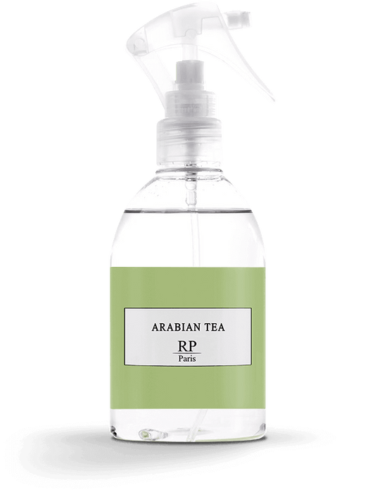 Arabian Tea RP Paris Parfum d ambiance raffiné et épicé spray désodorisant aux notes de thé vert et d épices orientales The Secrets Garden

