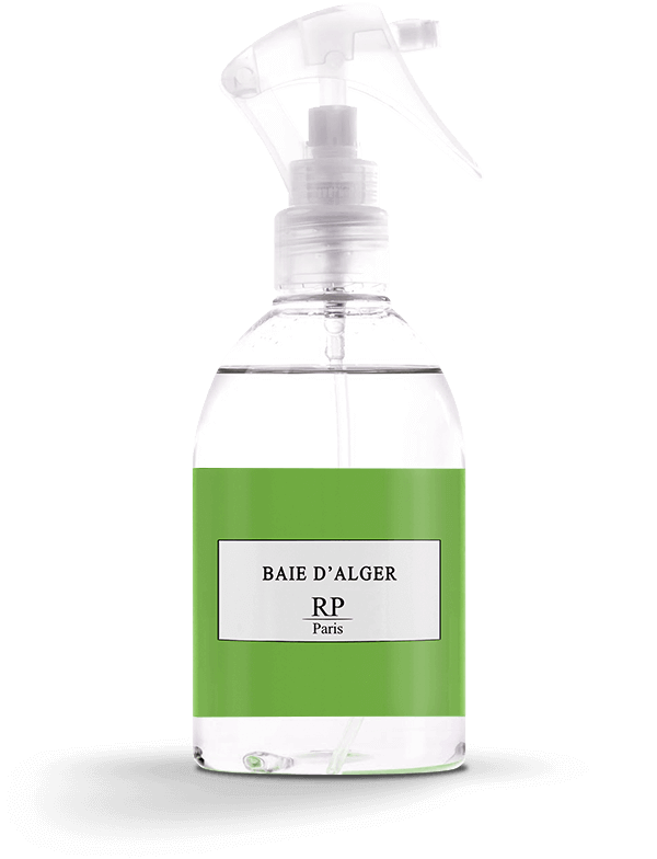 Baie d Alger RP Paris Parfum d ambiance frais et vivifiant spray désodorisant aux notes d agrumes et de feuilles vertes The Secrets Garden
