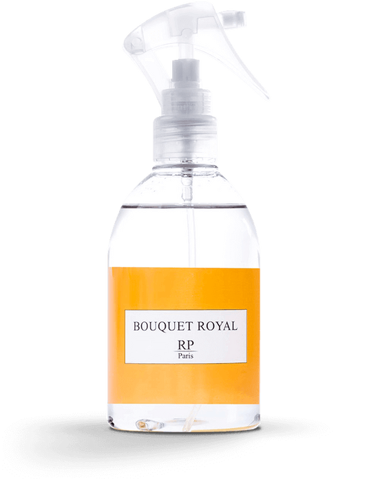 Bouquet Royal RP Paris Parfum d ambiance floral et élégant spray désodorisant aux notes de fleurs blanches et de bois précieux The Secrets Garden
