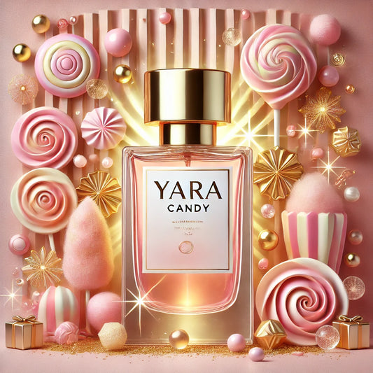 Yara Candy - Parfum gourmand sucré aux notes de barbe à papa et vanille | The Secret’s Garden
